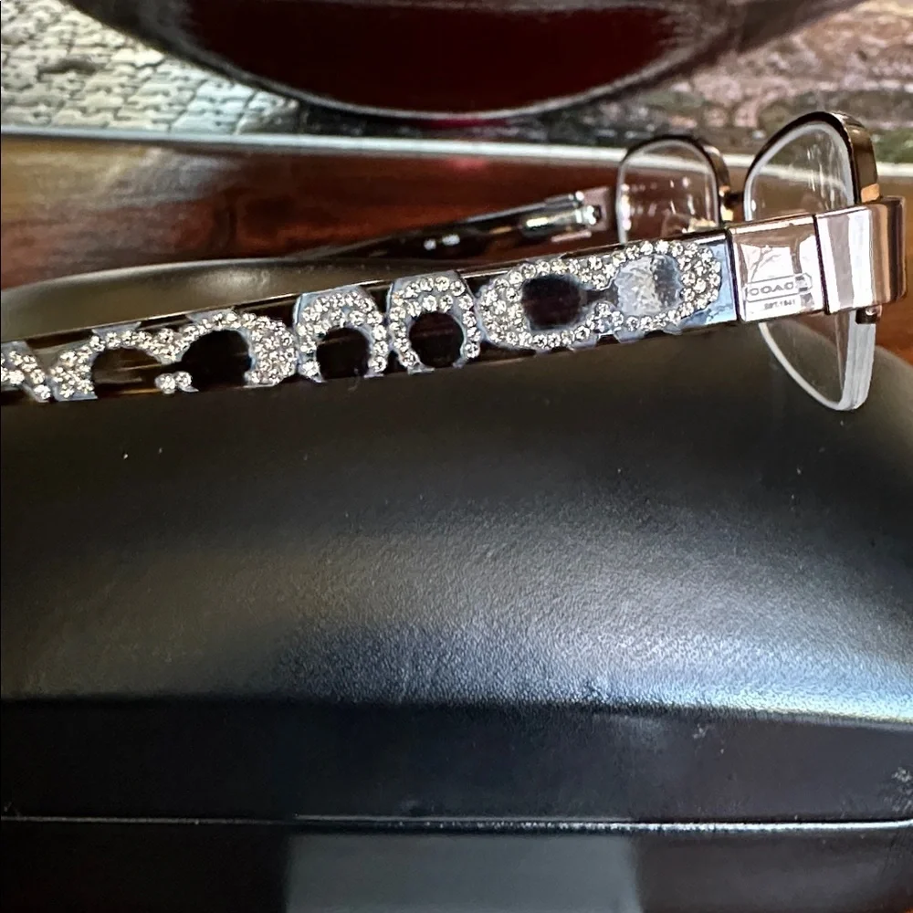 New Coach Jasmine Tortoise frames with case and cleaning cloth 52-16-135